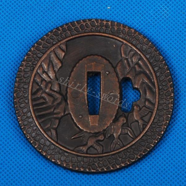 Alloy Tsuba For Japanese Samurai Katana Or Wakizashi Or Tanto Sword Hj47