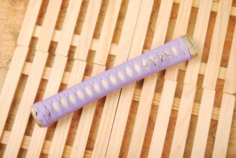 Samurai Sword Katana Handle High Quality Brass Fuchi Kashira Menuki Real Rayskin