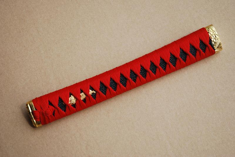 Samurai Japanese Sword Katana Handle Tsuka Menuki Fuchi Kashira H6