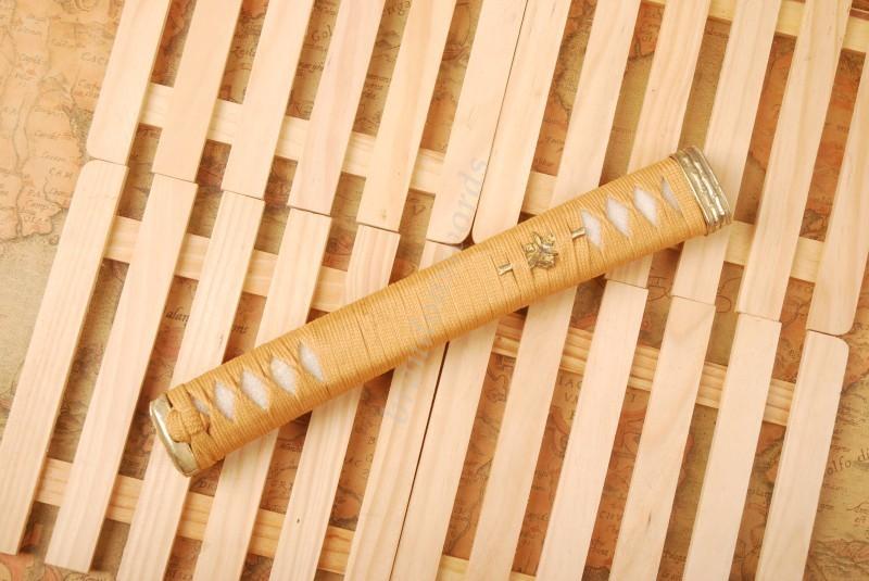Samurai Sword Katana Handle High Quality Brass Fuchi Kashira Menuki Real Rayskin Hc4