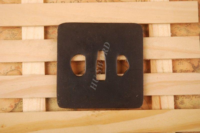 Iron Tsuba Hand Guard For Japanese Samurai Sword Knives Katana Wakizashi Ht067