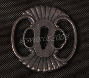 Japanese Sword Katana Wakizashi Part Alloy Tsuba Guard Sj012