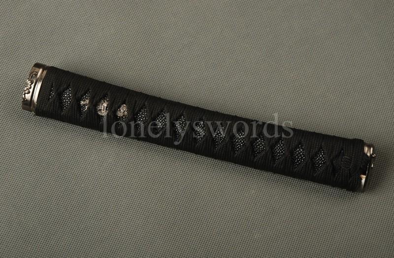 Samurai Japanese Sword Katana Handle Tsuka Menuki Fuchi Kashira H 3