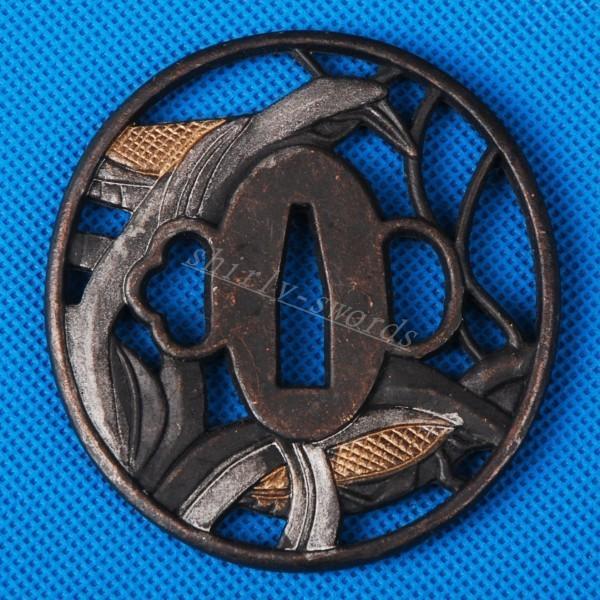 Alloy Tsuba For Japanese Samurai Katana Or Wakizashi Or Tanto Sword Hj51
