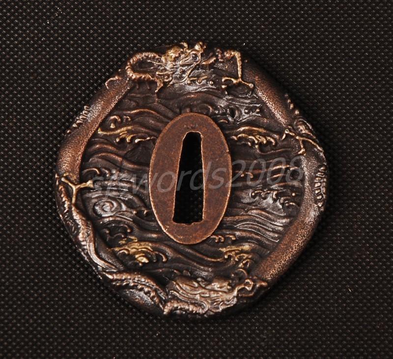 Alloy Part For Japanese Sword Katana Wakizashi Tsuba Guard Sj034