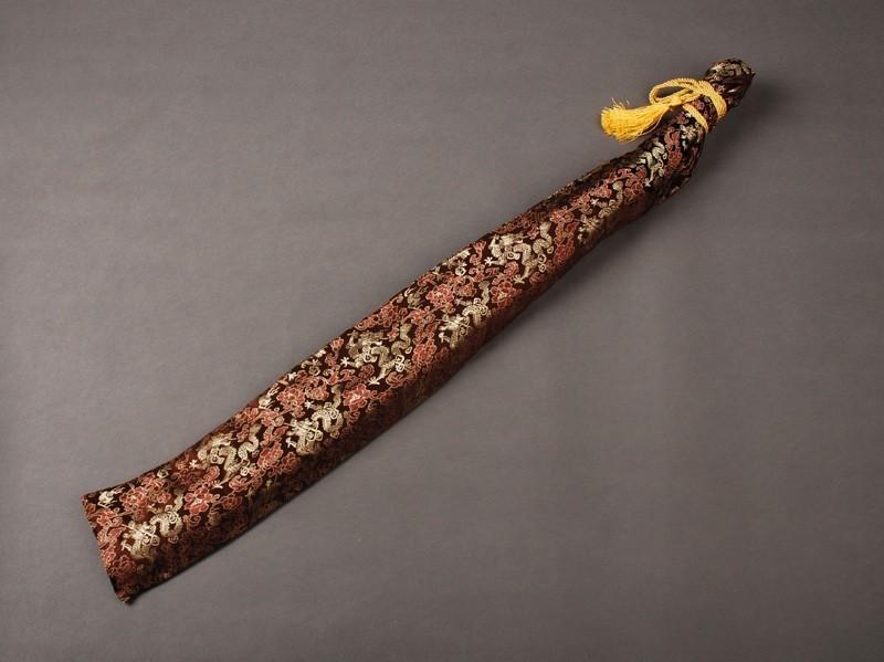 Silk Bag Royal Dragon Design For Japanese Samurai Sword Katana Knives Qd2